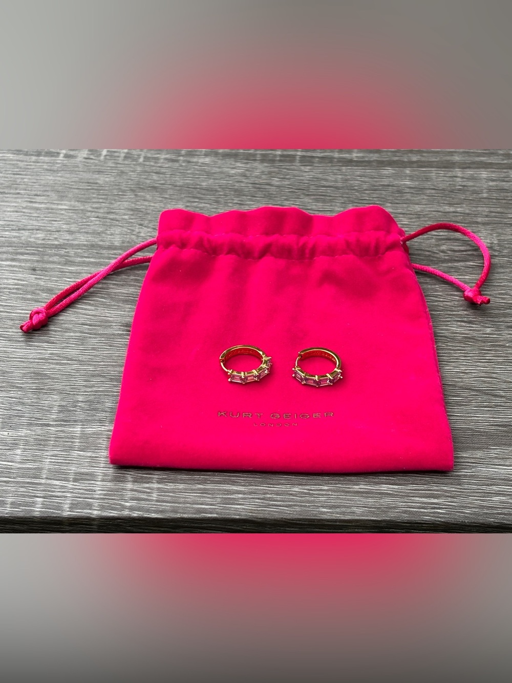 Kurt Geiger Be Kind Hoop Earrings